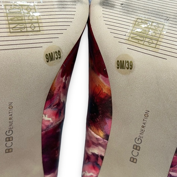 NEW BCBG Floral Print Platform Stiletto Heels Women’s Size 9M - Picture 8 of 11